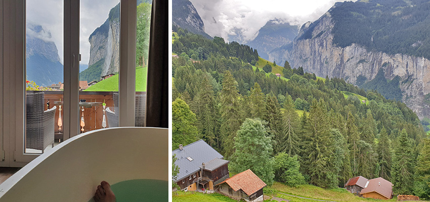 Lauterbrunnen on Bernese Oberland walk with Walkers' Britain